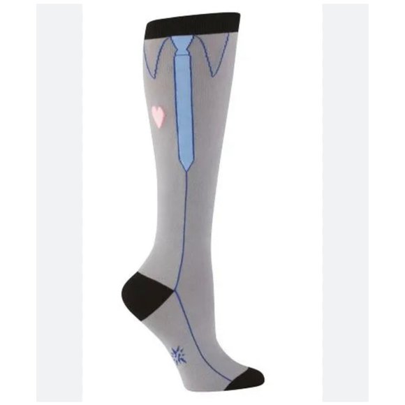 NWT SOCK IT TO ME BUSINESS OFFICE CASUAL KNEE HIGH SOCKS ROLLER DERBY - Picture 1 of 6